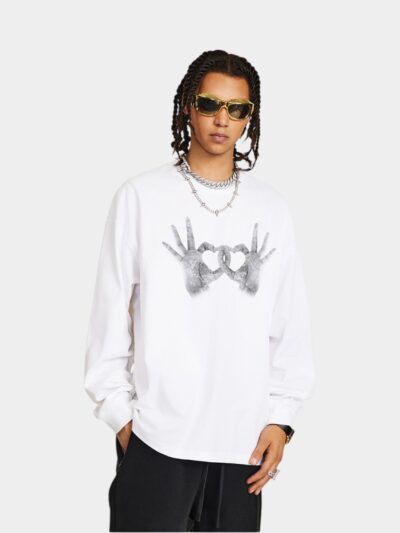 Men's Artistic print Long sleeves T-Shirt