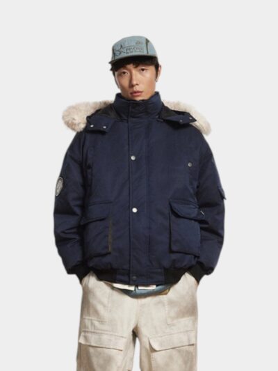 Herren Regular Fit Langarm Parka