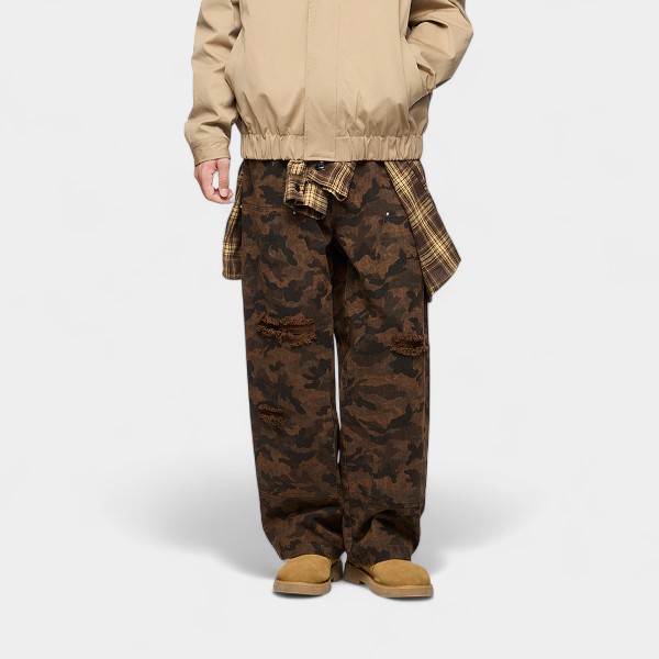 Herren Cargohose mit Camouflage-Muster – Bild 6