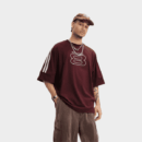 Herren T-Shirt mit Textdruck und kurzen Ärmeln