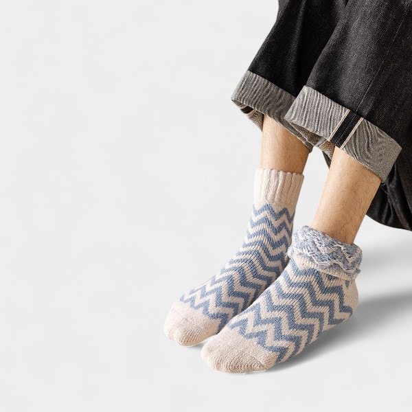 Herrensocken mit Streifenmuster – Bild 2