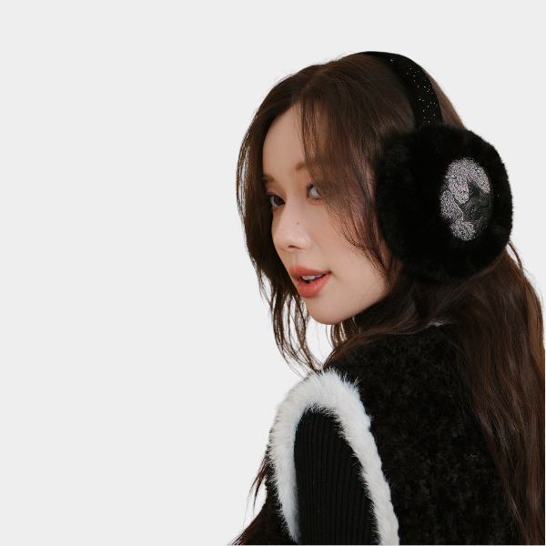 Damen-Ohrenschützer mit Blumenmuster – Bild 5