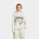 Damen Anime/Cartoon Print Langarm Hoodie