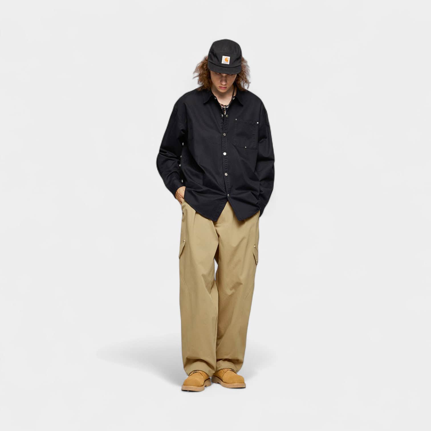 Herren Cargo-Hosen mit Relaxed Fit/Loose Fit – Bild 3