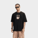 Herren T-Shirt mit künstlerischem Druck und kurzen Ärmeln