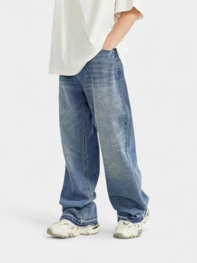 Herren Jeans mit Relaxed Fit/Loose Fit