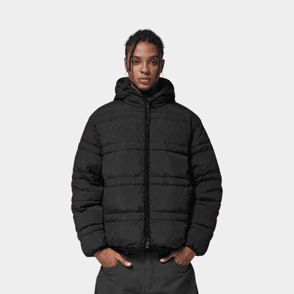 Herren Oversized Langarm Steppjacke