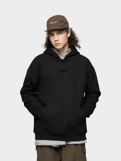Herren Oversize Langarm-Hoodie