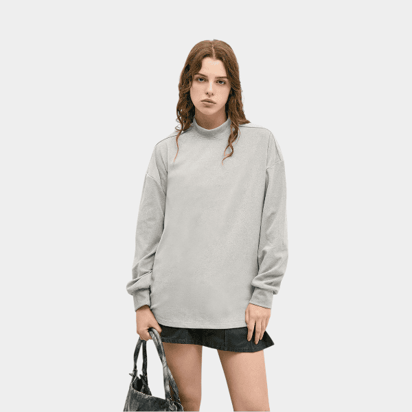 Unisex Oversized Langarm-Sweatshirt