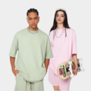 Unisex Oversized Kurzarm T-Shirt