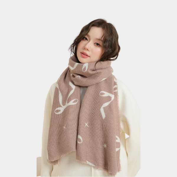 Damen Schal mit Blumenmuster – Bild 2