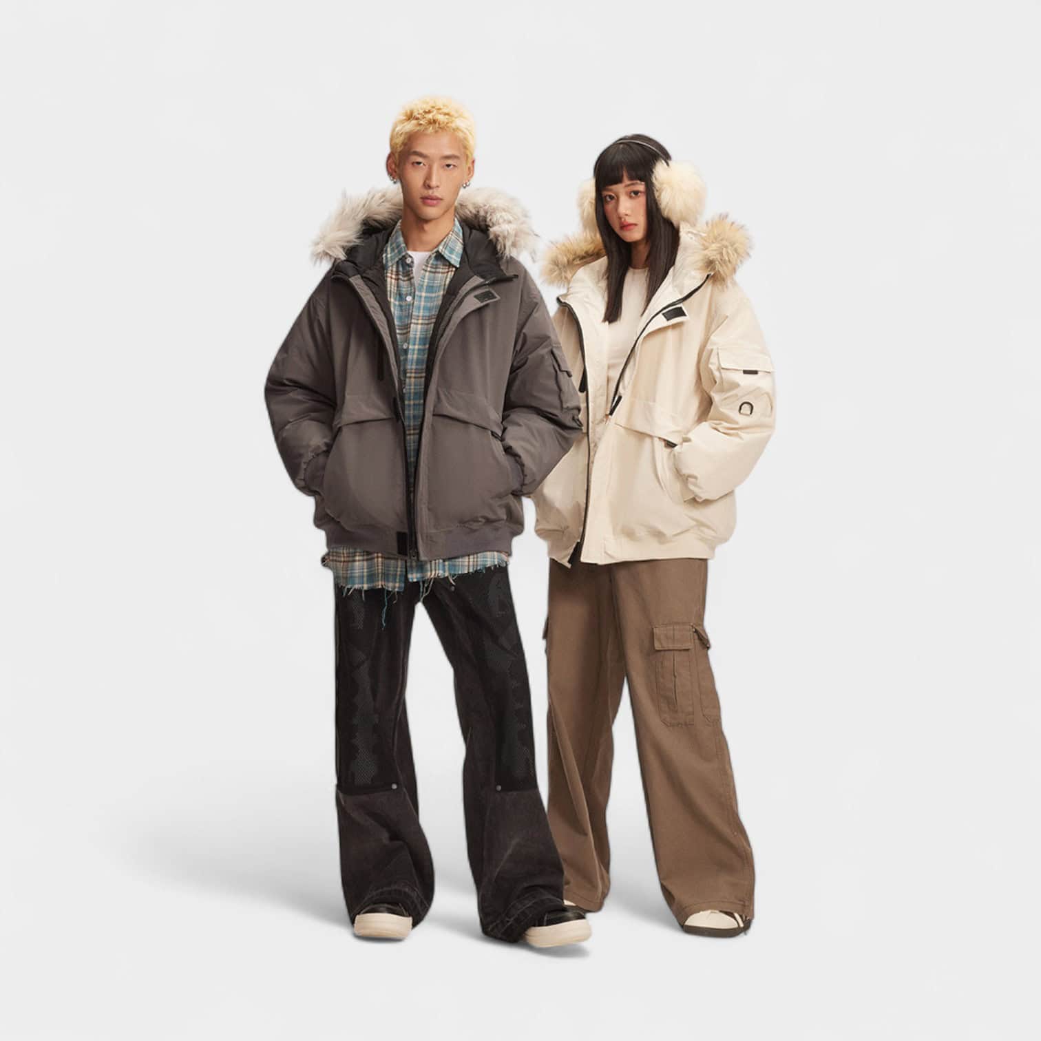 Unisex Oversized Parka mit langen Ärmeln – Bild 2