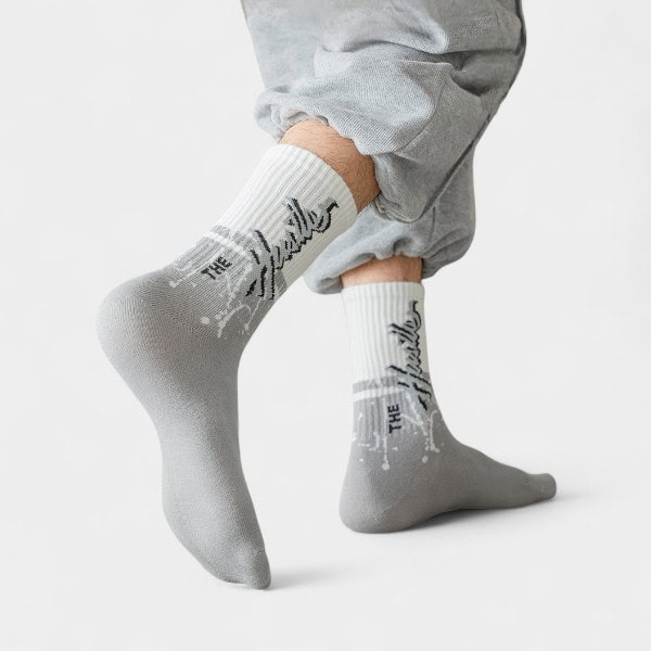 Socken mit Textdruck für Damen – Bild 4