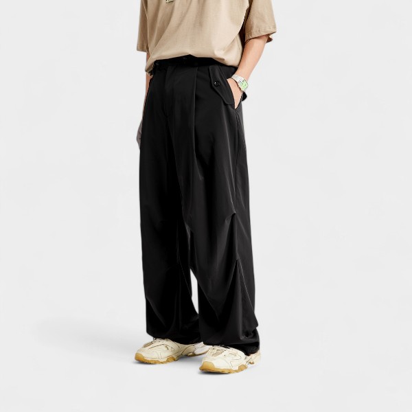 Herren Chinos mit Relaxed Fit/Loose Fit