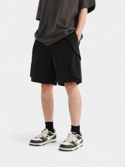 Cargo-Shorts für Herren mit Karomuster