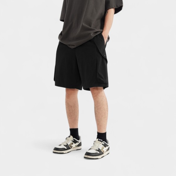 Cargo-Shorts für Herren mit Karomuster