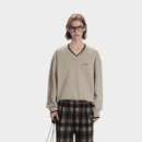 Damen Sweatshirt mit Textdruck und langen Ärmeln