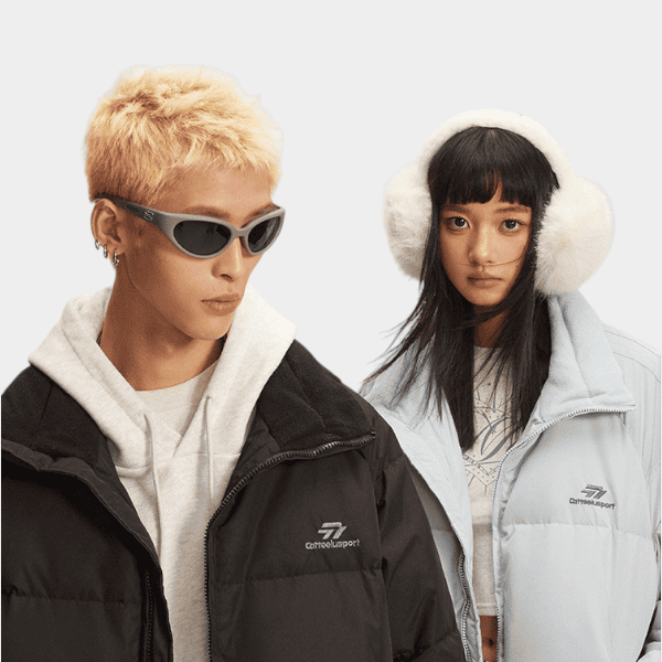 Unisex Oversized Langarm Puffer Jacke – Bild 4