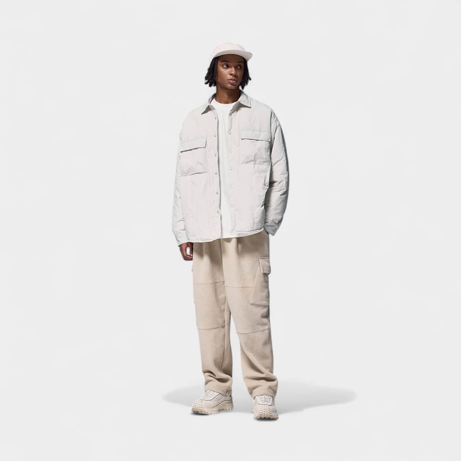 Herren Regular Fit Langarm Steppjacke – Bild 3