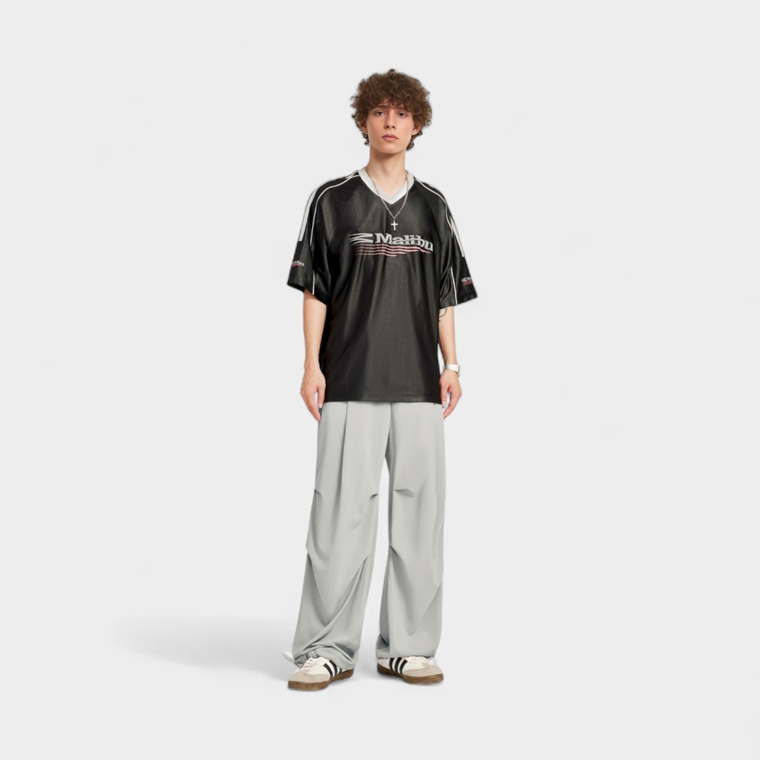 Herren Chinos mit Relaxed Fit/Loose Fit – Bild 4