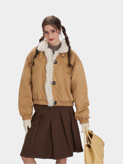 Damen Oversized Parka mit langen Ärmeln