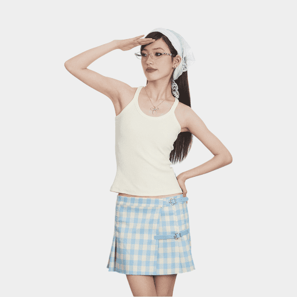 Ärmelloses Slim-Fit Tanktop für Damen – Bild 4