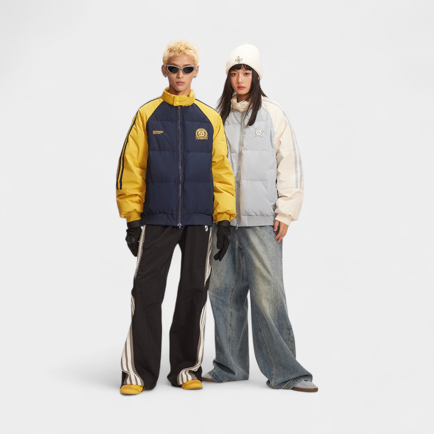 Unisex Regular Fit Langarm Steppjacke – Bild 2