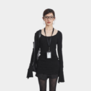 Damen Slim Fit Langarm T-Shirt