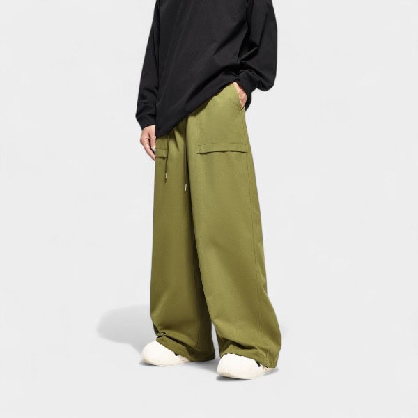 Herren Cargohose mit Karomuster