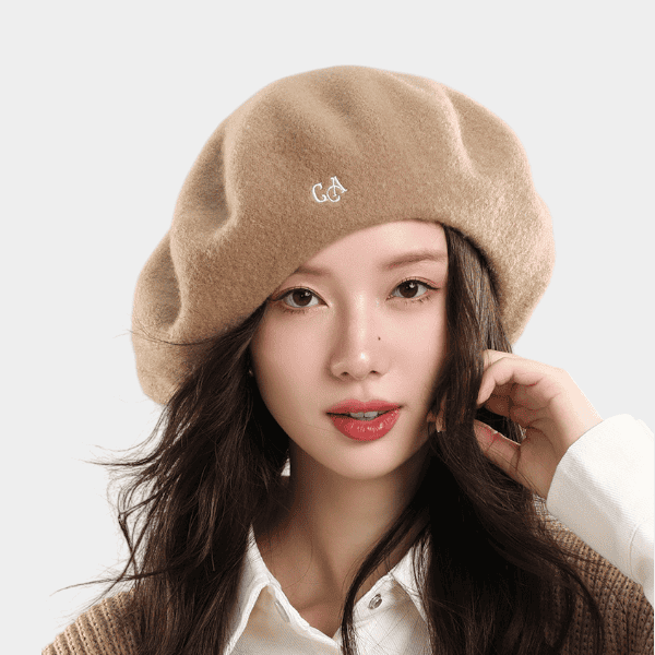 Damen Baskenmütze mit Textdruck – Bild 4