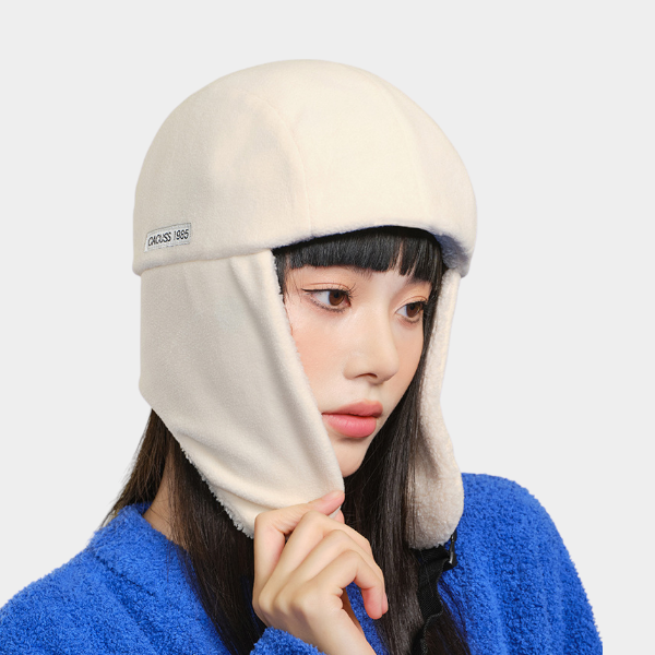 Damen Trapper Mütze mit Textdruck – Bild 3