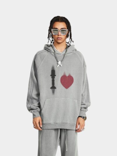 Men's Artistic print Long sleeves Hoodie