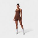 Ärmelloser Slim-Fit-Jumpsuit für Damen