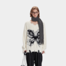 Damen Oversize Strickpullover mit langen Ärmeln