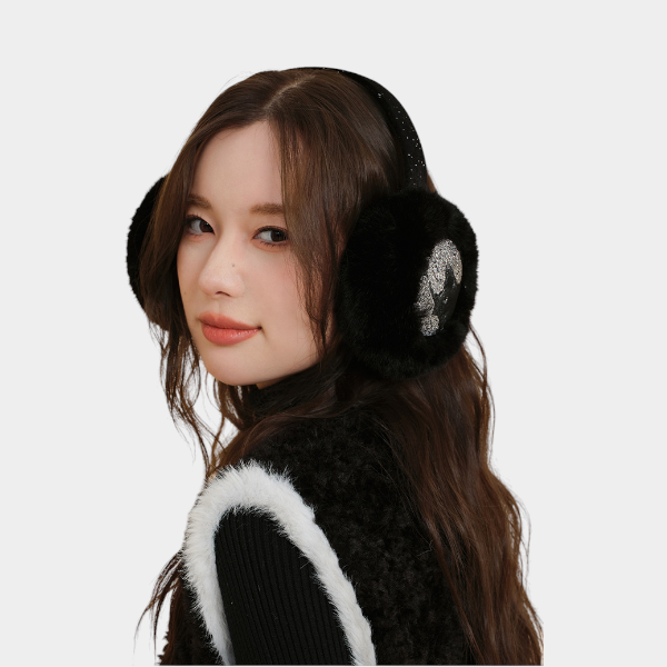 Damen-Ohrenschützer mit Blumenmuster – Bild 4