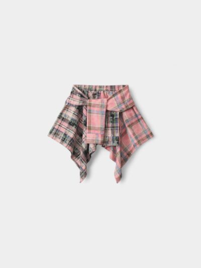 HeyHenry American 2025 Irregular Niche Design Plaid Spice Girl Skirt Colorful Plaid Loosen Skirt for Women