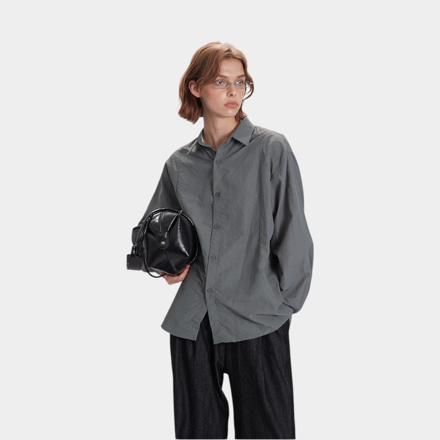 Damen Oversize Langarm Freizeitshirt – Bild 4