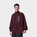 Herren Regular Fit Langarm Fleece Pullover