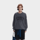 Damen Sweatshirt mit Textdruck und langen Ärmeln