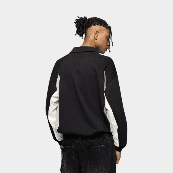 Unisex Sweatshirt mit Textdruck und langen Ärmeln – Bild 4