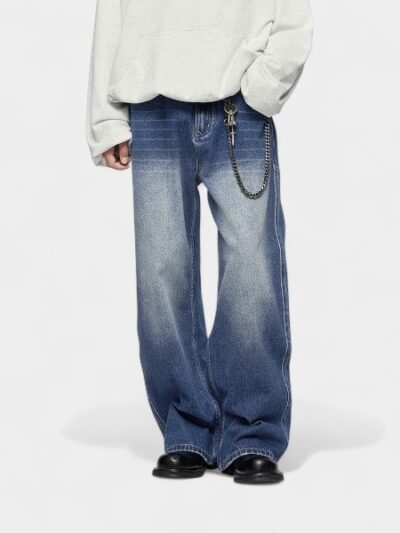 Herren Jeans mit Relaxed Fit/Loose Fit