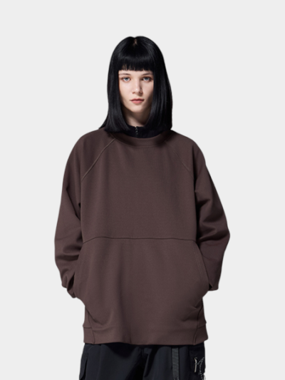 Unisex Regular Fit Langarm-Sweatshirt