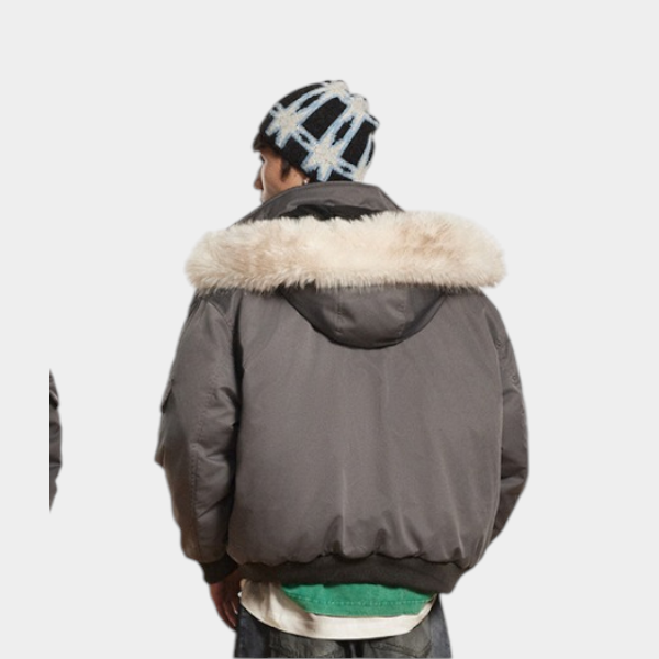 Herren Regular Fit Langarm Parka – Bild 6