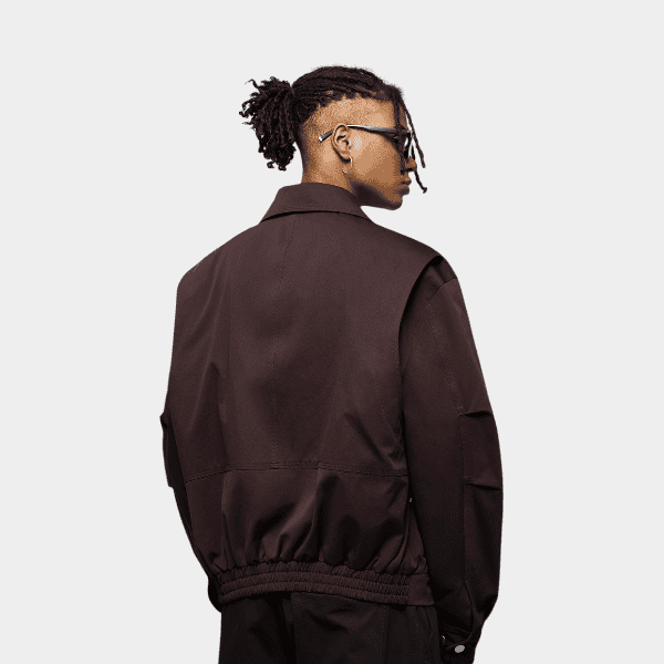 Herren Regular Fit Langarm Reißverschluss Jacke – Bild 4