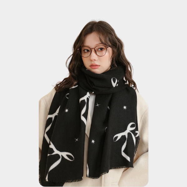 Damen Schal mit Blumenmuster – Bild 5