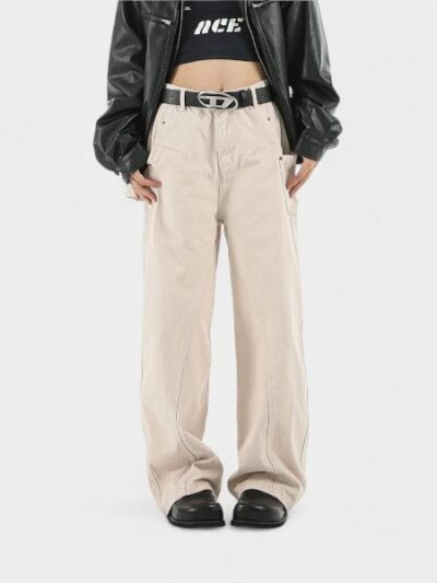 Damen Jeans mit Relaxed Fit/Loose Fit