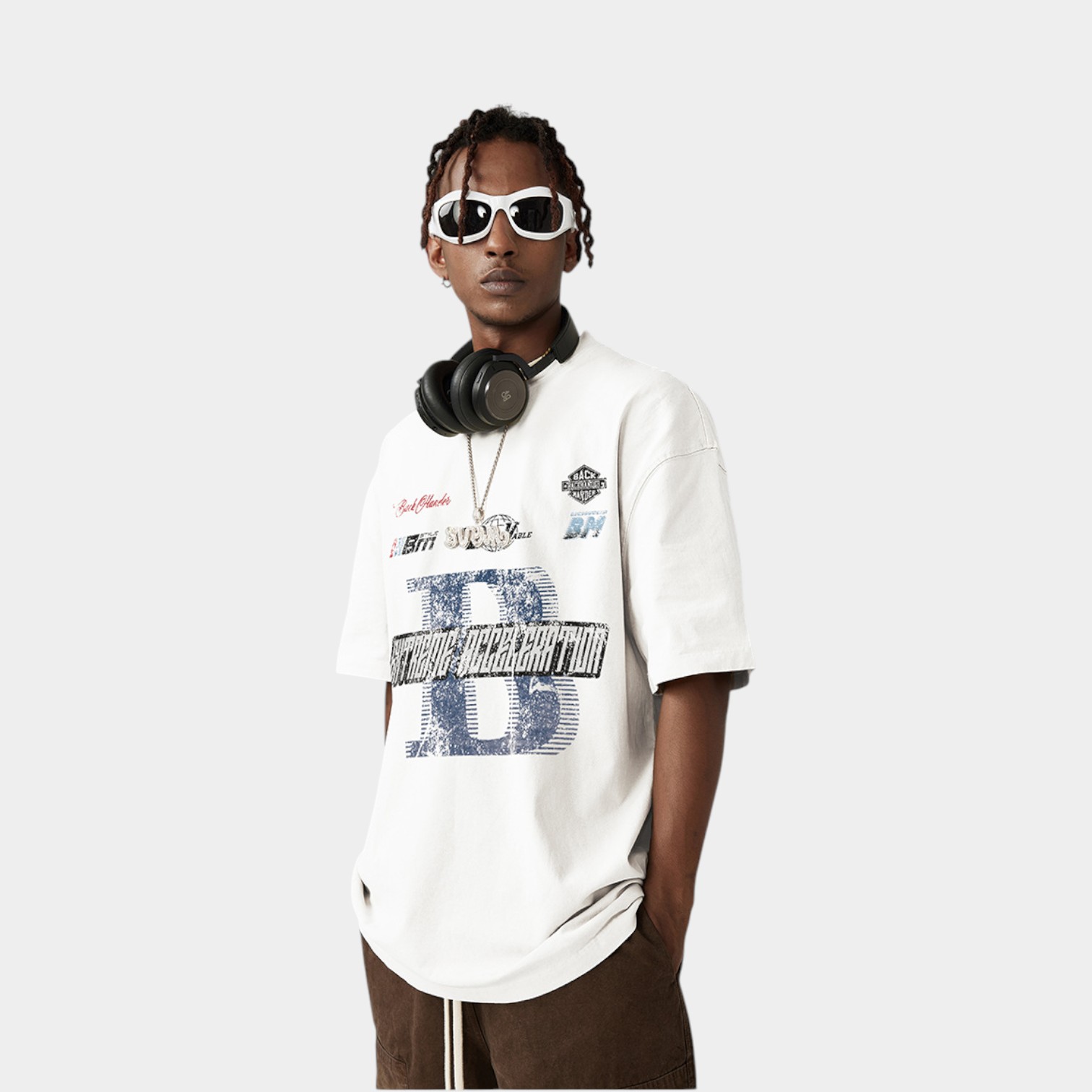 Herren T-Shirt mit Textdruck und kurzen Ärmeln – Bild 2