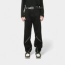 nirben Denim | American high street hiphop zipper decorative straight pants men's ins fashion brand design pants