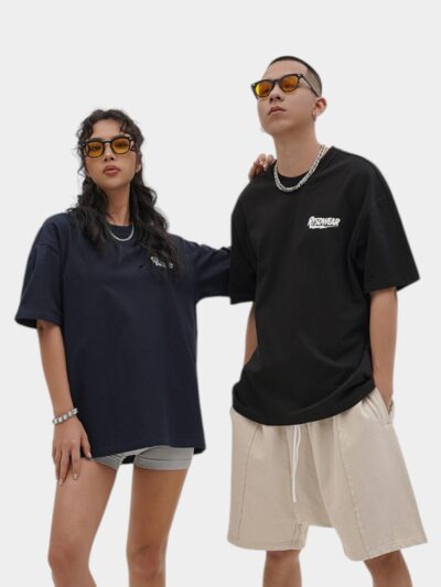 Rfsd Men's Wear | Mechao Printed T-Shirt 2023 Spring and Summer New Trendy Brand Version Loose 230g Pure Cotton Short-Sleeved Men and Women