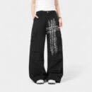 Cargo-Hose mit Textdruck für Damen